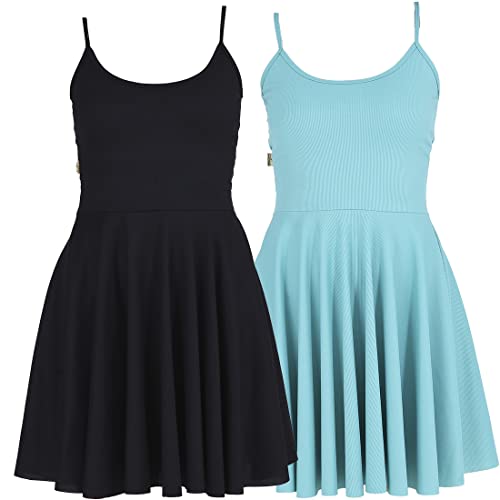 Kit 2 Vestidos Ribana Godê Rodado Catarina + Anágua