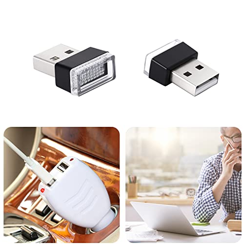 Kit 7 Piezas Luz LED Interior Auto USB Multicolor miniatura 6