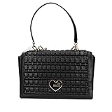 Obermaterial: Polyurethan Love Moschino Damen Handtasche, Nero