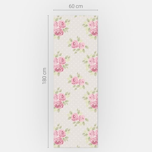 Tapis magnétique de cuisine floral 60x180 cm imperméable à surface lisse - 5