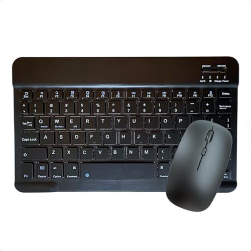 Kit Teclado e Mouse Sem Fio Bluetooth Colorido Conforto Estilo e ...