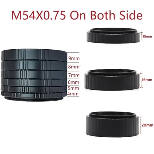 Anillo de extensión T M54 para solucionar problemas de enfoque en telescopios 4