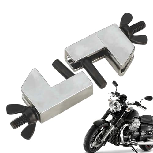 Pinzas para tubos, kit de 2 piezas de metal ajustables | Juego de pinzas para abrazaderas de apriete – Para mantenimiento de emergencia de coche, moto, y garaje doméstico