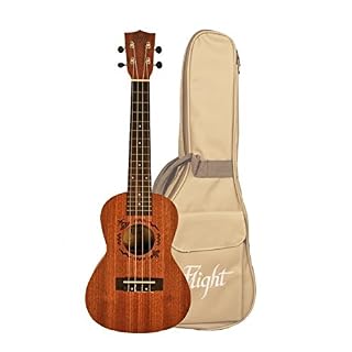 Flight NUC310 Concert Ukulele in Natural finish, 23 - Les Beatles, Paul McCartney, John Lennon, RIngo Starr, George Harrison
