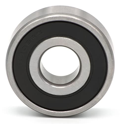 Parts and Parts Rillenkugellager 6303 2RS, 17x47x14mm, DIN 625 ISO 15, Hochgeschwindigkeits-Radiallager, reibungsarm, leichtgängig, ideal für Fahrzeuggetriebe und Industriemaschinen