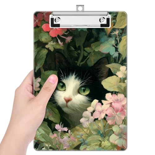 Image of Small Plastic Clipboard 6 x 9 in, Standard A5 Size Fashion Clip Board