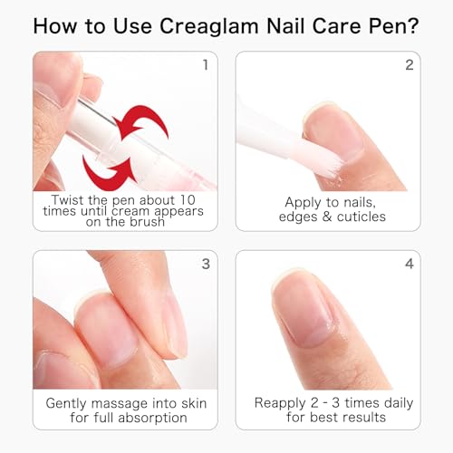 Creaglam Cuticle Lotion Pen para cuidado de uñas miniatura 7