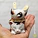 Japanese Maneki Neko Handstand Lucky Cat Kutani Ceramic
