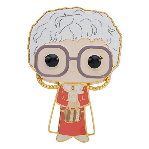 The Golden Girls Funko POP! 4-Inch Enamel Pin - Sophia Petrillo - Backpack Bag Lapel Accessories - Cute Collector Novelty Pins Buttons - Blanche Dorothy Rose