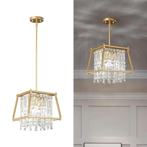 Suspension cristal haut de gamme lustre en métal pour salon contemporain