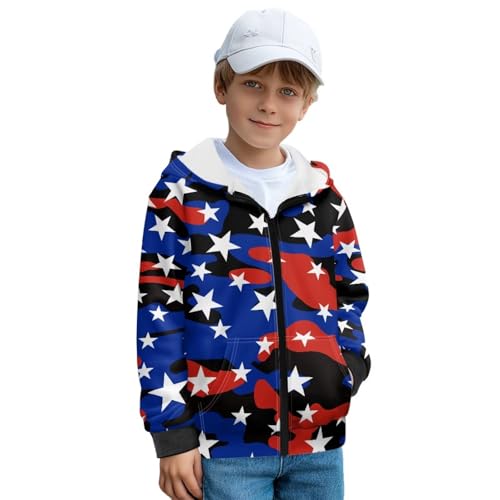 Childrens Hooded Sweatshirts, Zip Up Hoodies Long Sleeve Hooded Sweatshirt Jacket with Pocket Fall Winter Clothes2