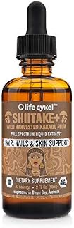 Life Cykel Shiitake Mushroom with Australian Wild Harvested Kakadu Plum Liquid Extract