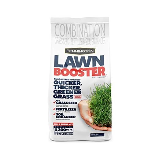 Pennington Lawn Booster Sun & Shade Mix Grass Seed & Fertilizer 9.6 lb