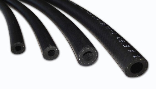 Manguera de goma de 6 x 12 mm en formato de 1 metro para fluidos y aire