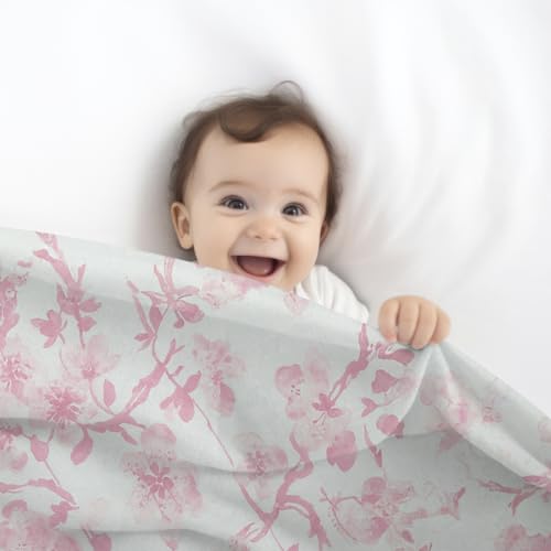 Image of StarAndDaisy Soft Cotton Baby Blanket for Newborns & Infants /Lightweight, Breathable, All-Season Swaddle Wrap - Pink