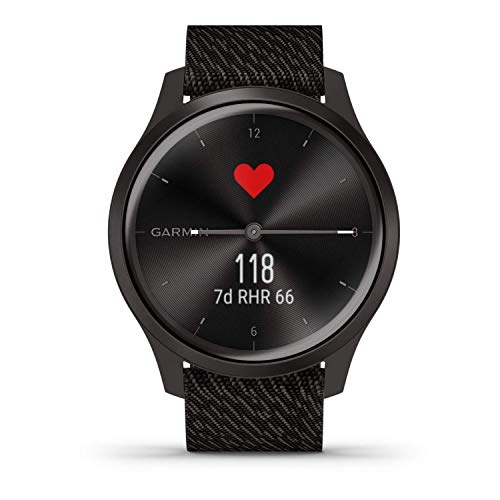 Garmin vívomove Style, Stylish Hybrid Smartwatch with Health and Fitness functions, Real Watch Hands - Image 2