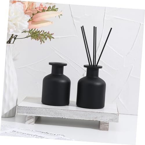 Diffuseur verre mat noir flacons rechargeables pour éliminer les mauvaises odeurs - 5