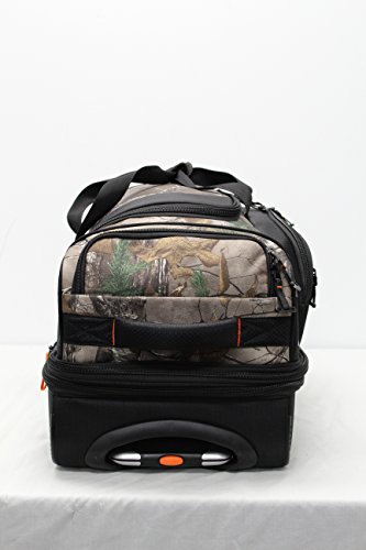 Pathfinder Gear Realtree 26 Inch Rolling Drop Bottom Duffel, Camo, One Size