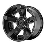 XD SERIES BY KMC Rockstar II Rim 20X9 5x5/5x5.5 Offset 0 Blk/Accents (Qty of 1)