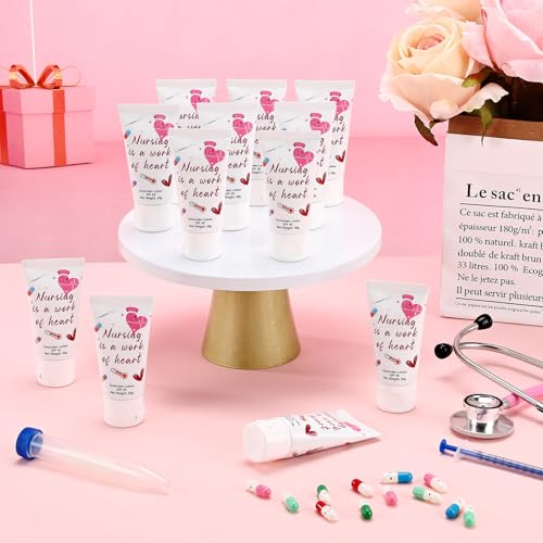 Image of 12 Pcs Mini Sunscreen Bulk for Summer Party Wedding SPF 30 Water Resistant Sunscreen Lotion Bulk 1oz Travel Size for Thank You Gifts Wedding Supplies (Nurse)