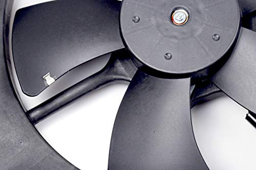 MYSMOT 620980 Dual Radiator A/C Condenser Cooling Fan Motor Assembly for 2003-2006 Nissan 350Z / 2003-2006 Infiniti G35 Sedan / 2003-2007 Infiniti G35 Coupe 21487-CD00A