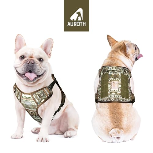Image of AUROTH Dog Harness for Small Medium Dogs, Tactical No Pull Dog Vest