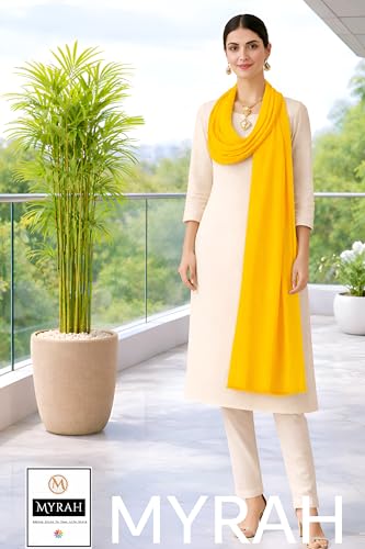 Image of MYRAH Chiffon Solid Casual Daily Use Dupatta For Women's & Girls Length - 2.50 Meter