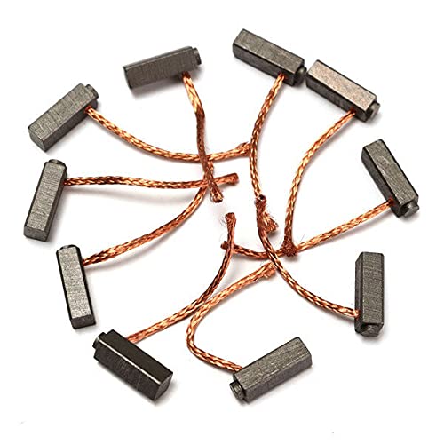 10pcs 5mm x 6mm x 14mm Carbon Brushes Motor Brush for Generic Electric Motor