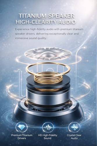 Image of YD06 3D Digital Earbuds, Gaming Earbuds with 60 Hours Playtime, Bluetooth 5.4 + ENC Clarity, Adaptive Noise Cancelling,13mm HD BASS Drivers, IPX7 Sweat-Proof,Built-in Mic for Android & iOS