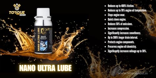 Armorol Nano Ultra Lube and Compression Booster Set, 50ml + 100ml, for Bikes up to 350CC