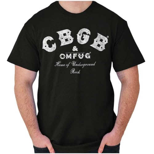 CBGB & OMFUG Ssize ブラックTシャツ Amazon.com: CBGB & OMFUG Logo Official Mens T-Shirt (Black), XX