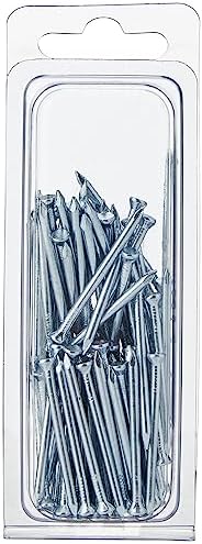 Merriway BH05876 (100 Pcs) Masonry Nail Hardened, 2.5 x 40 mm (1.1/2 Inch) - Pack of 100 Pieces