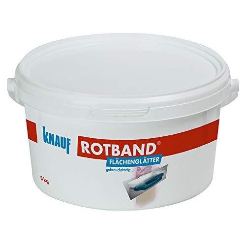 Preisvergleich Produktbild Knauf 4006379074327 Rotband Flächenglätter, Gelblich, 5 kg