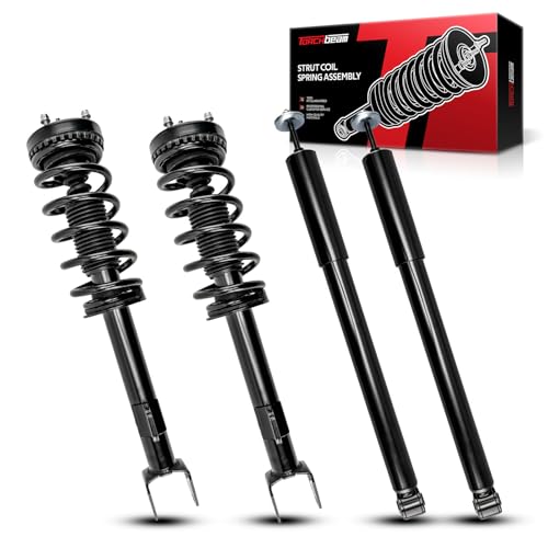 Torchbeam 4 Piece Front & Rear Complete Strut Assemblies with Coil Springs for Chrysler 300 2011-2020, Replace 672665 Amortiguadores Delanteros y Traseros,Automotive Suspension struts by Torchbeam - Used condition - US$107.42