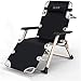 DSHUJC Chaise de Plage Pliante inclinable, inclinable Pliable à gravité zéro réglable avec accoudoirs pour chaises de Plage chaises de Jardin Pont inclinable,