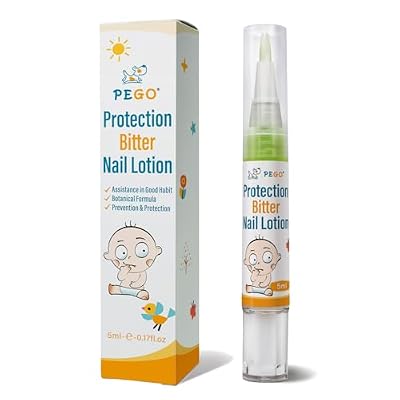 Nail Biting Treatment for Kids - Stop Thumb Sucking for Kids - Safely Stop Children from Sucking Thumbs and Biting Nails, Stop Putting Fingers in Mouth, Sucking and Biting Nails (Pack of 1))