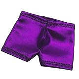 Materiale: pelle artificiale chiwanji Pantaloncini in Pelle Artificiale Modello in Scala 1/6 per Action Figure \'\' - Viola, 4,5 Centimetri