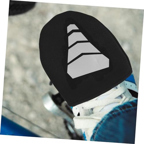 Cubiertas para zapatos de ciclismo, 1 par, cubiertas frontales para calzado de bicicleta, protectoras de punta, neopreno, impermeables, reflectantes, para uso en exteriores y carretera miniatura 6