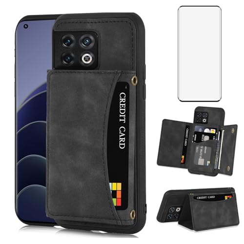Protection OnePlus 10 Pro étui portefeuille verre trempé 5G