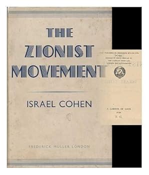 Hardcover The Zionist Movement, by Israel Cohen Book