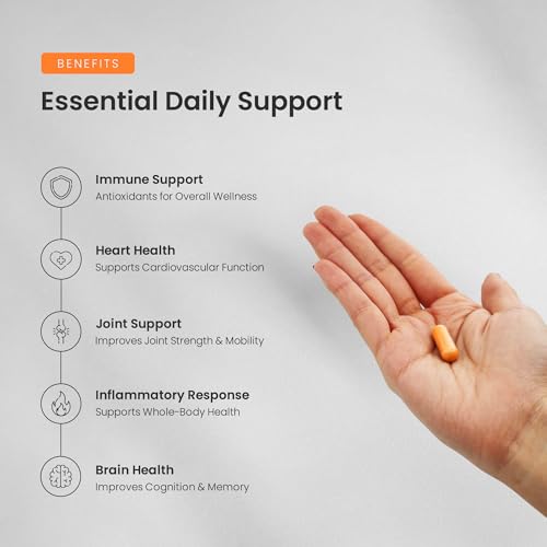 Image of Turmeric Curcumin - 2,256 mg Complex with Ginger & Black Pepper Extract - 95% Curcuminoids - Extra Strength Turmeric Supplement for Joint Health, Brain, Heart & Immune Support - 180 Turmeric Capsules
