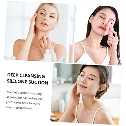 Healeved Limpador Facial Ferramenta De Limpeza De Poros Masajeador Esfoliante Escova Facial Esfolian