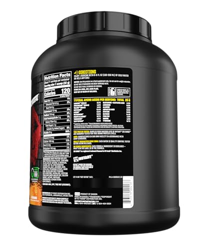 mutant iso surge whey protein isolate powder acts fast to help recover build muscle bulk and strength 5 pound big orange creamsicle