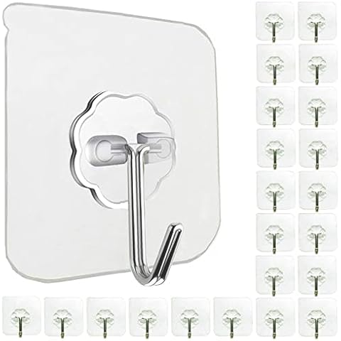 Jiaweixiang 24 Pack Adhesive Hooks Cover
