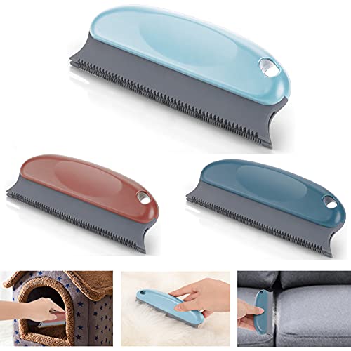 Tierhaarentfernerbürste, Hundehaarentferner für Teppich, Kleidung, Möbel, Sofa, Autos, Katzenhaarentfernerkamm, Gummibürste für Tierhaare, Hundehaarentfernungsprodukte