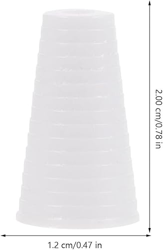 Miniatura 4 de Perillas de cordón para persianas, 15 unidades, cordón de plástico blanco, con borlas, para ventanas romanas, cortinas