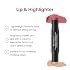 Billion Dollar Beauty Cream Blush & Highlighter Stick - Multitasking Lightweight Silky Glow Duo, Long-Lasting Water-Resistant Portable Travel Makeup for Cheeks, Lips, and Eyelids