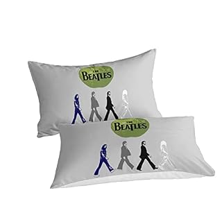 The Beatles 3 Pièces en Microfibre Légère Et Douce avec Housse De Couette Et Groupe de Rock 3D Impression Numérique 3D… - Les Beatles, Paul McCartney, John Lennon, RIngo Starr, George Harrison The Beatles 3 Pièces en Microfibre Légère Et Douce avec Housse De Couette Et Groupe de Rock 3D Impression Numérique 3D… – Image 2