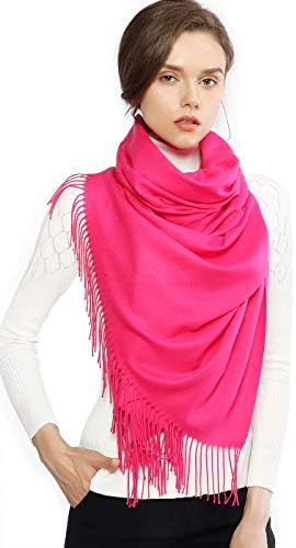 RIIQIICHY Ladies Scarves Pashmina Shawls and Wraps for Wedding Scarfs for Women Winter