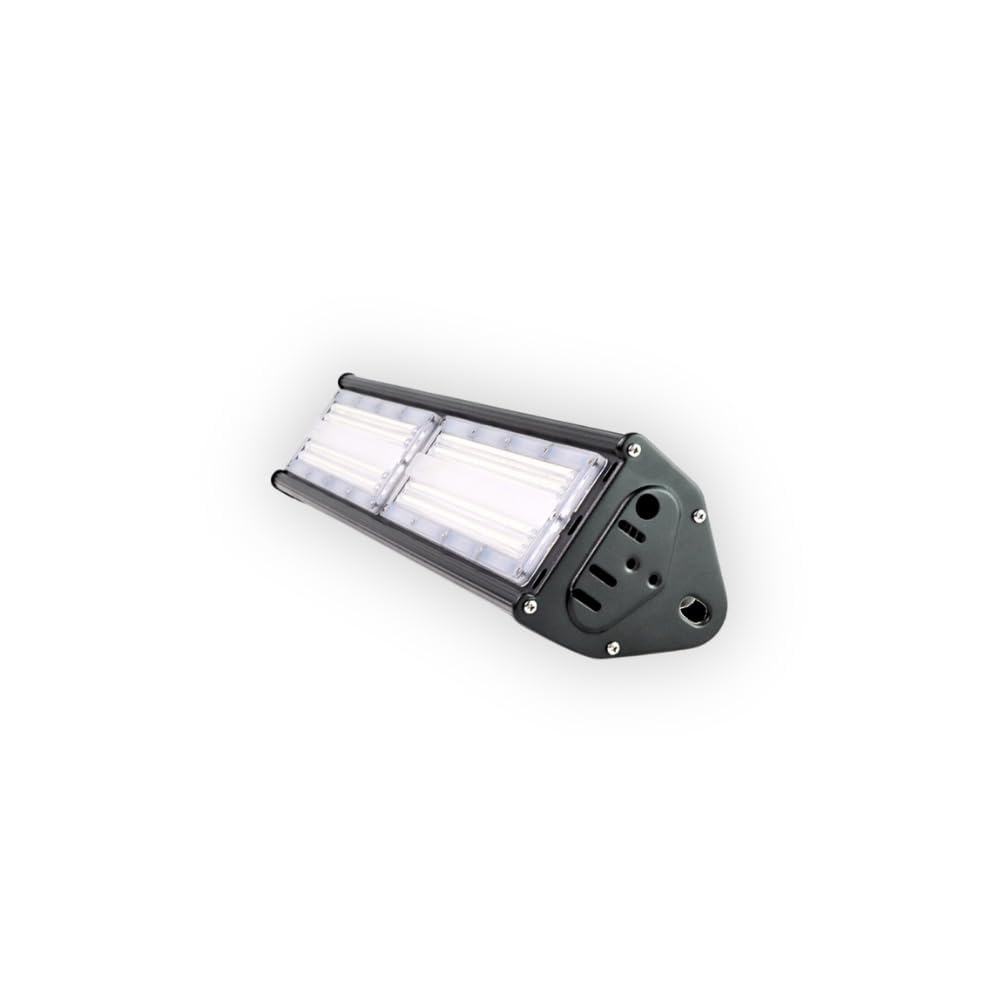 LED Hallenleuchte 100W 5000K Neutralweiß 12000lm - Industrie Hallenstrahler für Werkstatt, Lager, Garage - 120lm/W IP65 IK10 ENEC – High Bay Industrielampe Hallenbeleuchtung